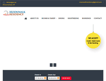 Tablet Screenshot of moonwalkresidency.com